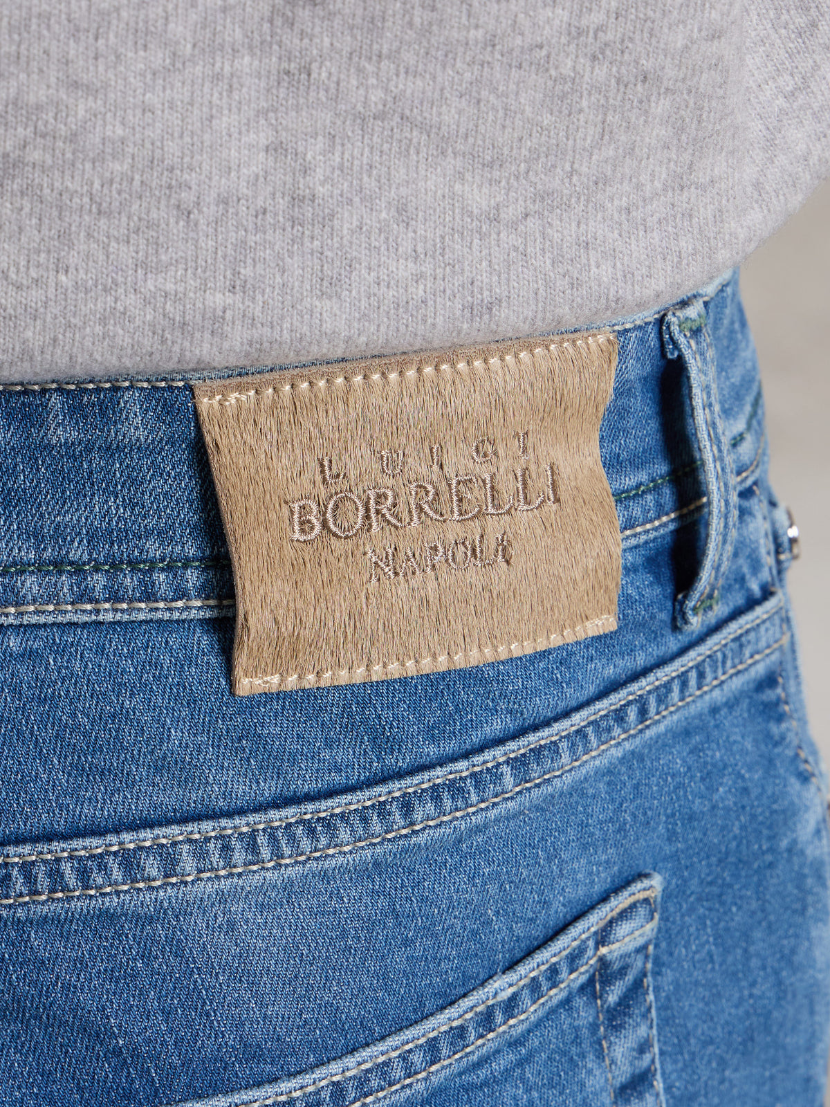 "MARECHIARO" MODEL JEANS - DENIM LIGHT BLUE