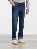 "CARACCIOLO" MODEL JEANS - DENIM BLUE