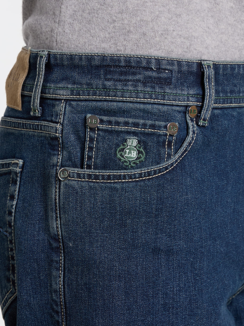 "CAMERELLE" MODEL JEANS - DENIM BLUE