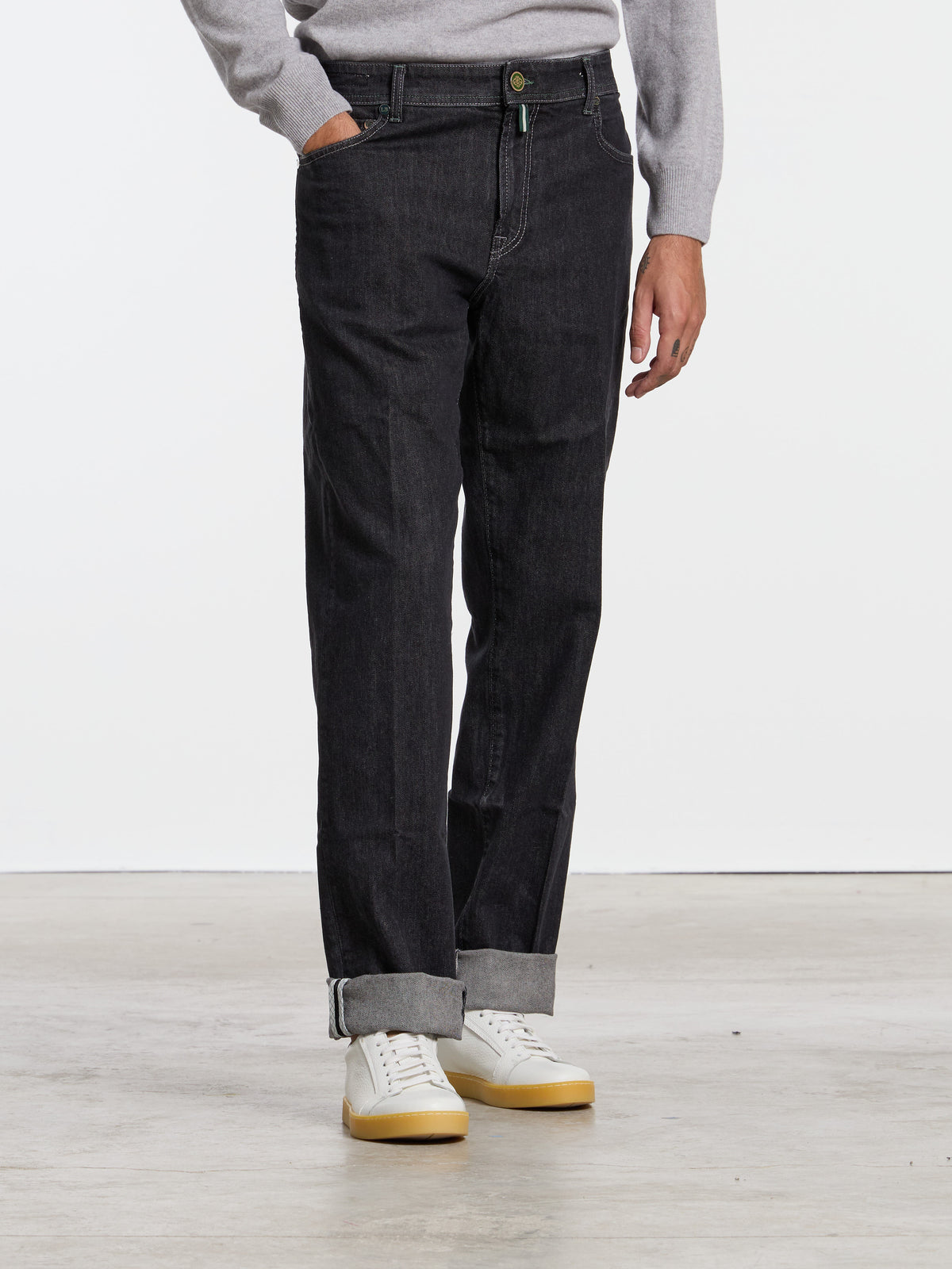 "CAMERELLE" MODEL JEANS - DENIM BLACK