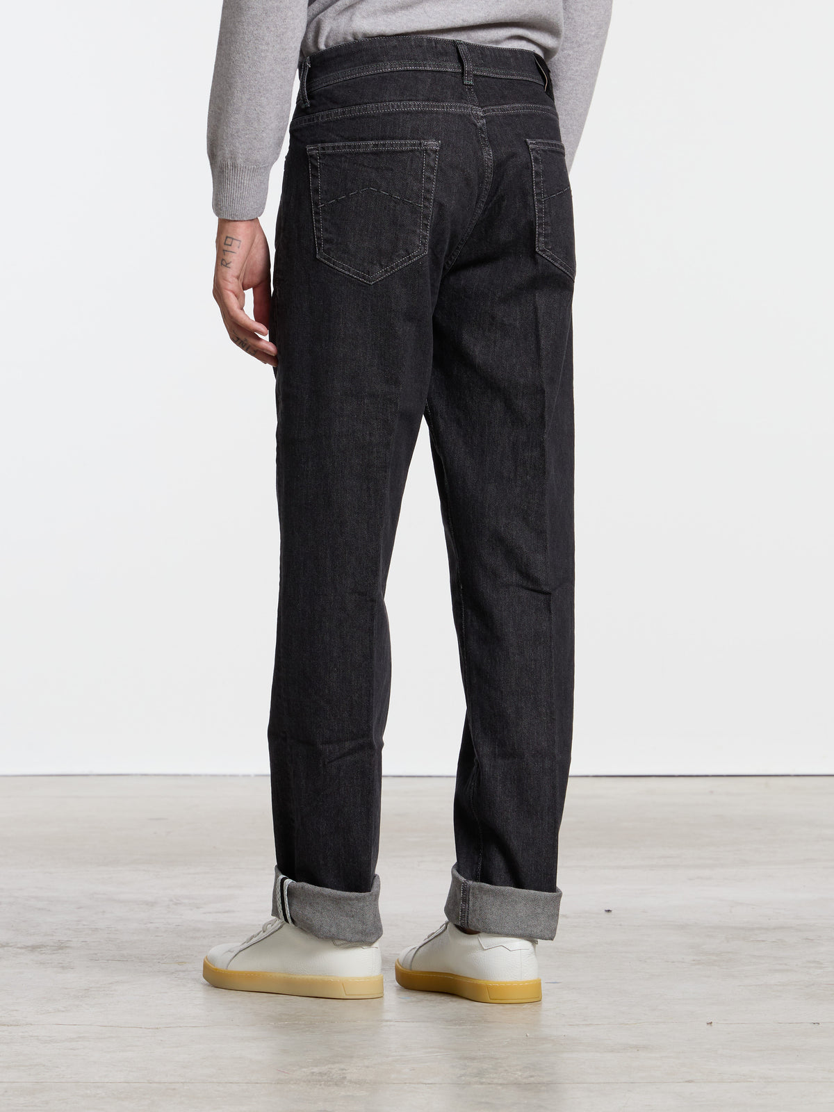 "CAMERELLE" MODEL JEANS - DENIM BLACK