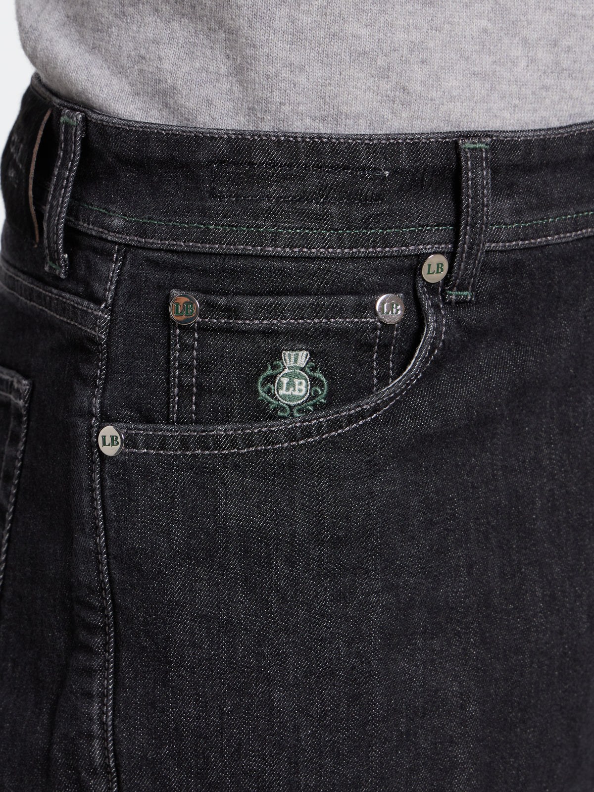 "CAMERELLE" MODEL JEANS - DENIM BLACK