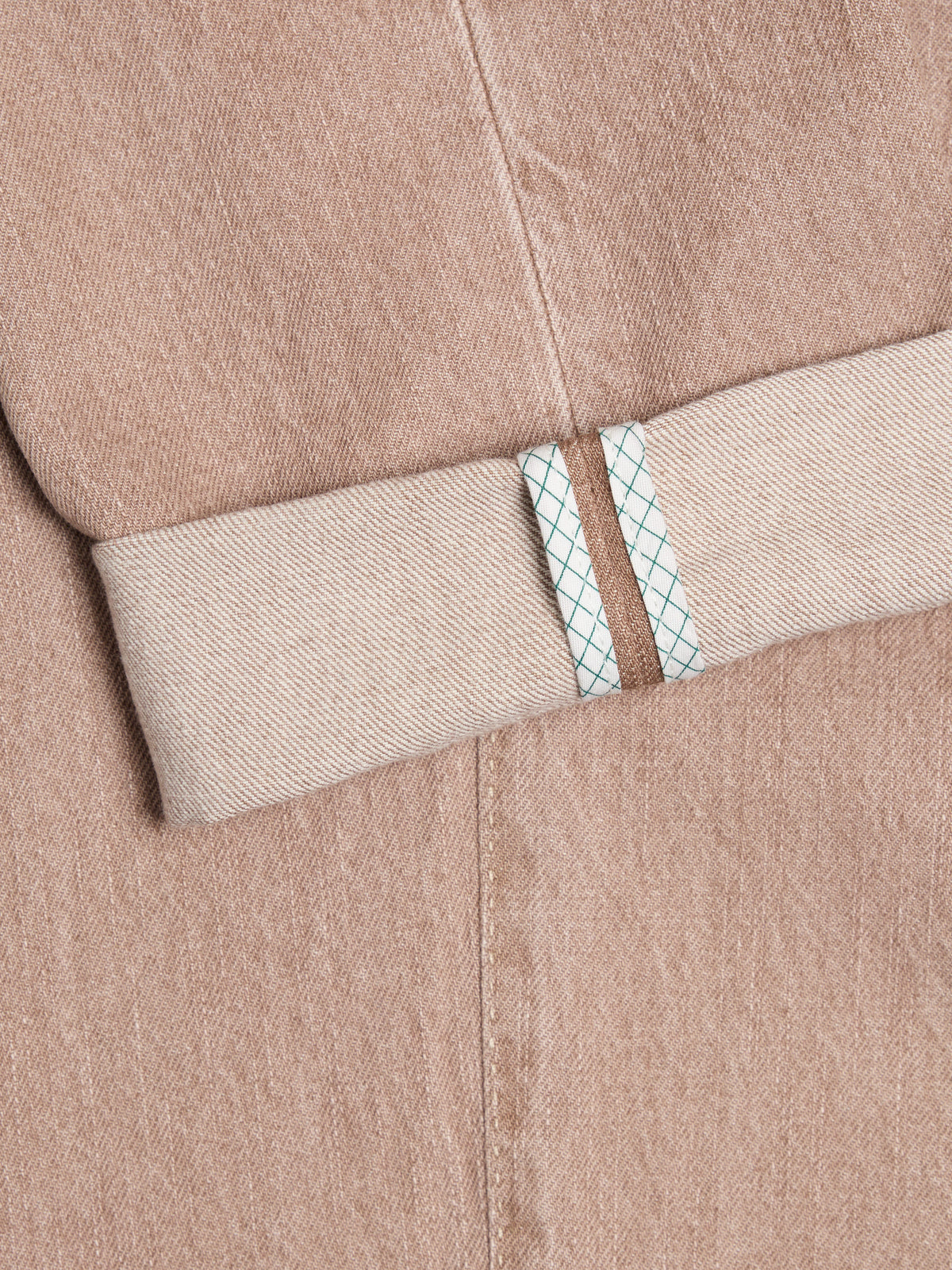 "CARACCIOLO" MODEL JEANS - DENIM BEIGE
