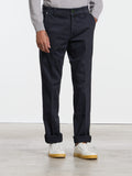 "PLEBISCITO" COTTON TROUSERS - BLUE