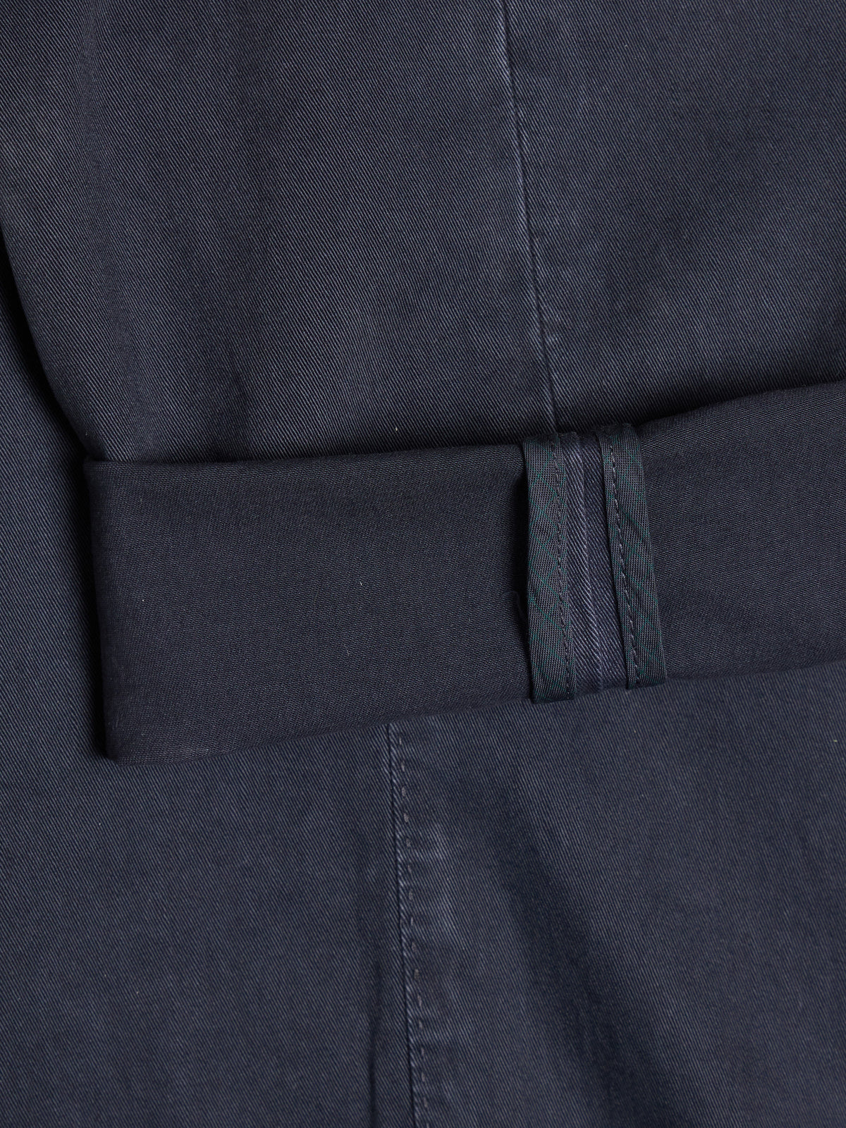 "PLEBISCITO" COTTON TROUSERS - BLUE