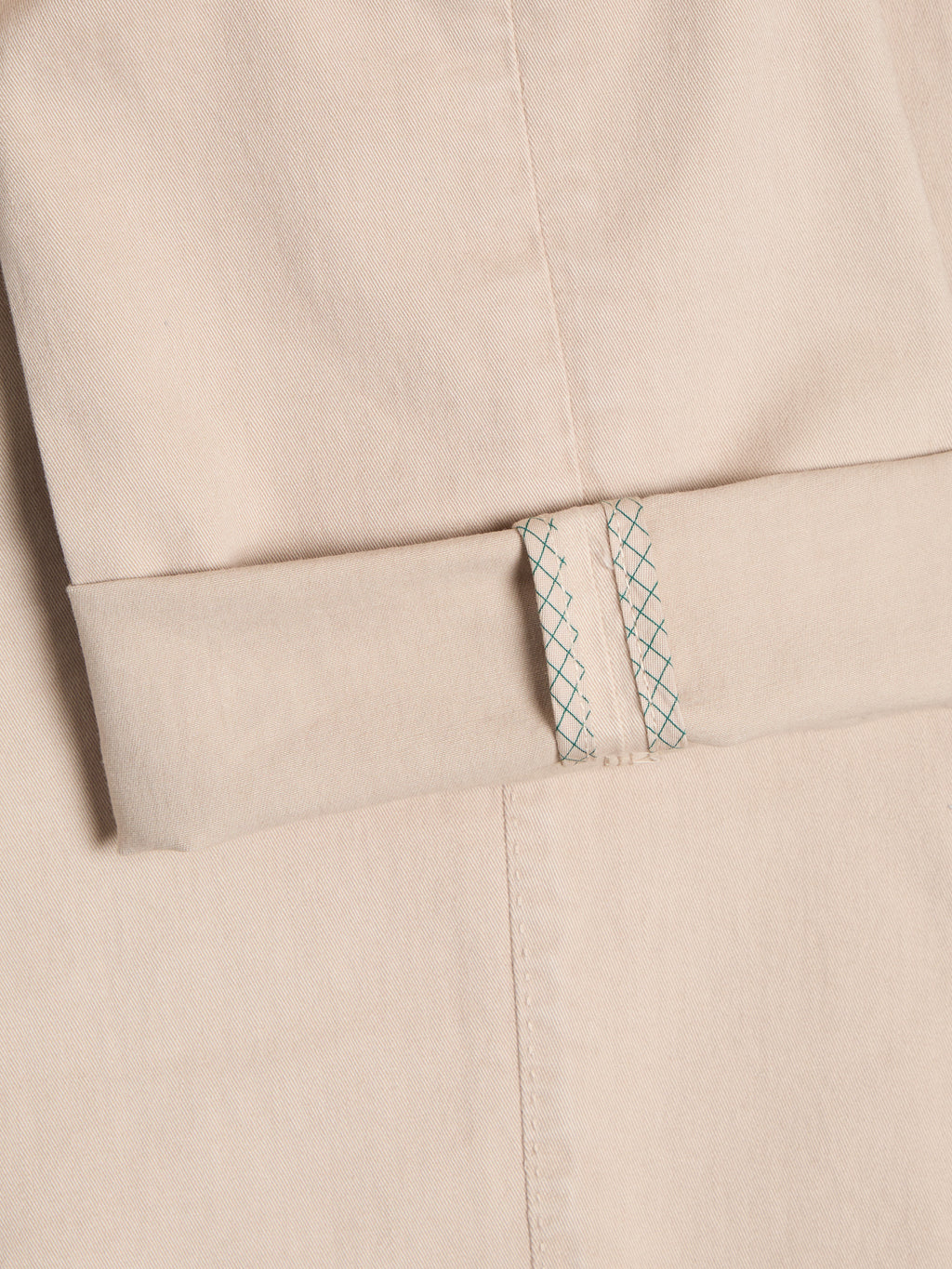 "PLEBISCITO" COTTON TROUSERS - BEIGE