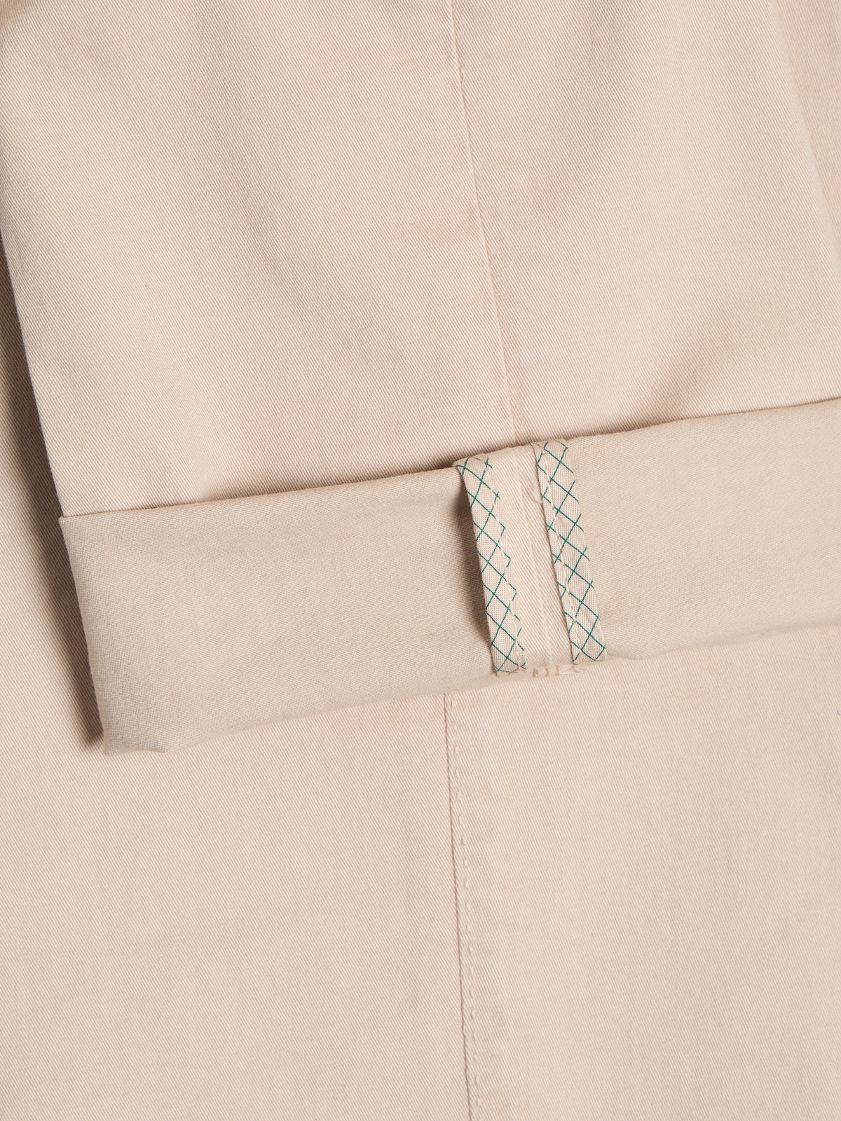 "PLEBISCITO" COTTON TROUSERS - BEIGE