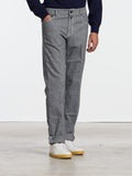 "CAMERELLE" COTTON TROUSERS - LIGHT GREY