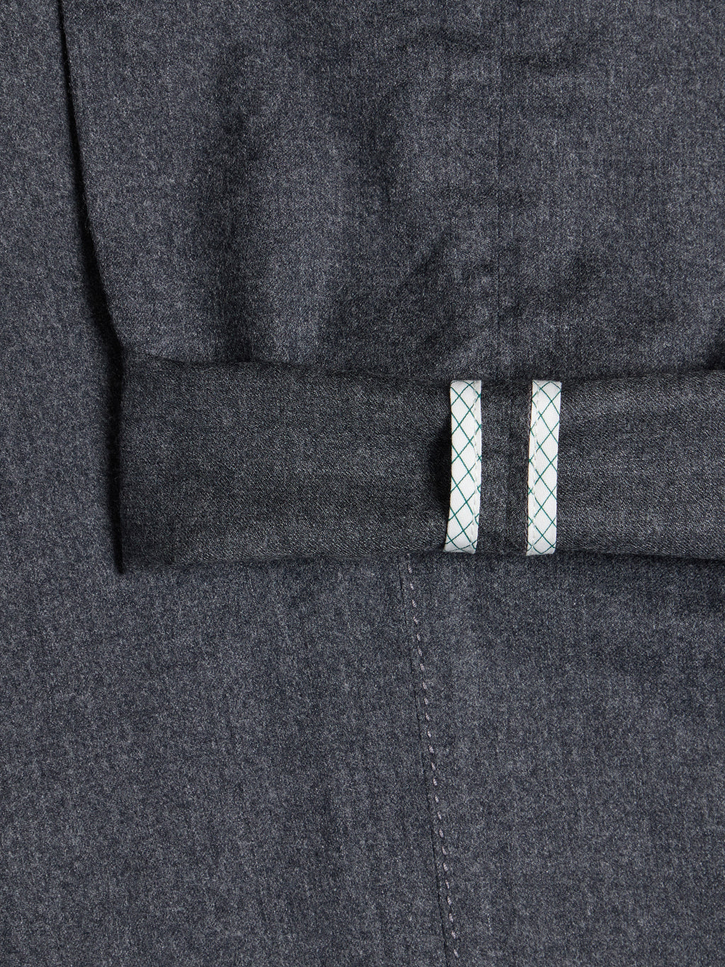 "ROYAL COLLECTION" PLEBISCITO WOOL TROUSERS - DARK GREY