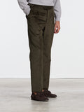 CLASSIC CORDUROY TROUSERS WITH BUCKLES - GREEN