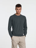 WOOL/CASHMERE BLEND CREWNECK - GREY