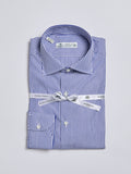 "SAKELLARIDIS" STRIPED SHIRT - BLUE