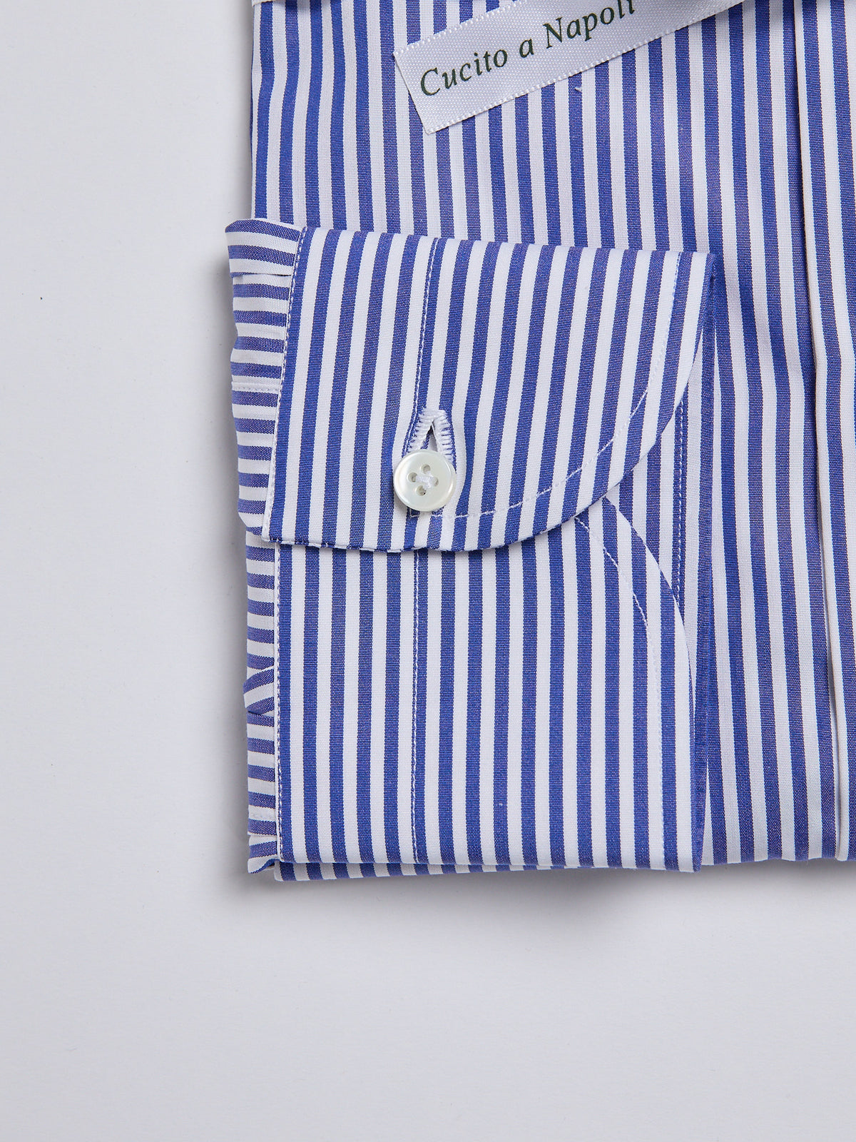 "SAKELLARIDIS" STRIPED SHIRT - BLUE