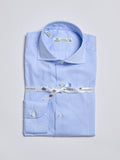 "SAKELLARIDIS" STRIPED SHIRT - LIGHT BLUE
