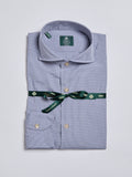 CHECKED COTTON SHIRT - GREY