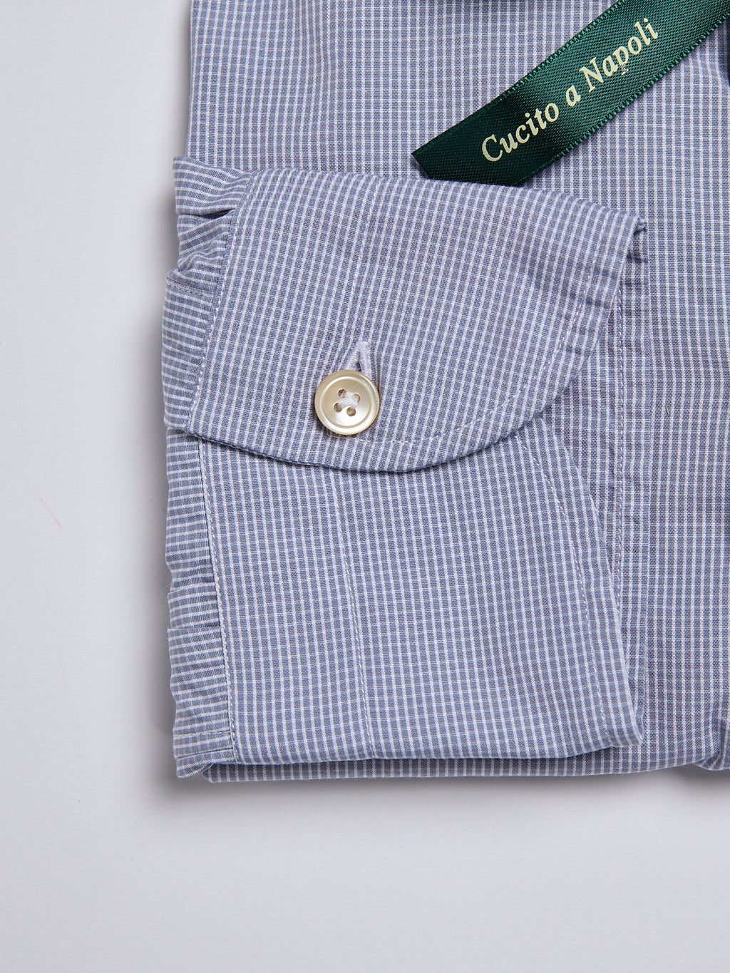 CHECKED COTTON SHIRT - GREY