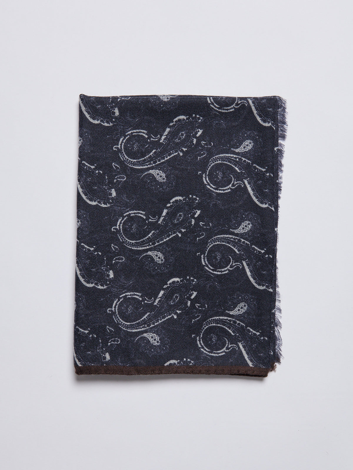 PURE CASHMERE SCARF - BLUE