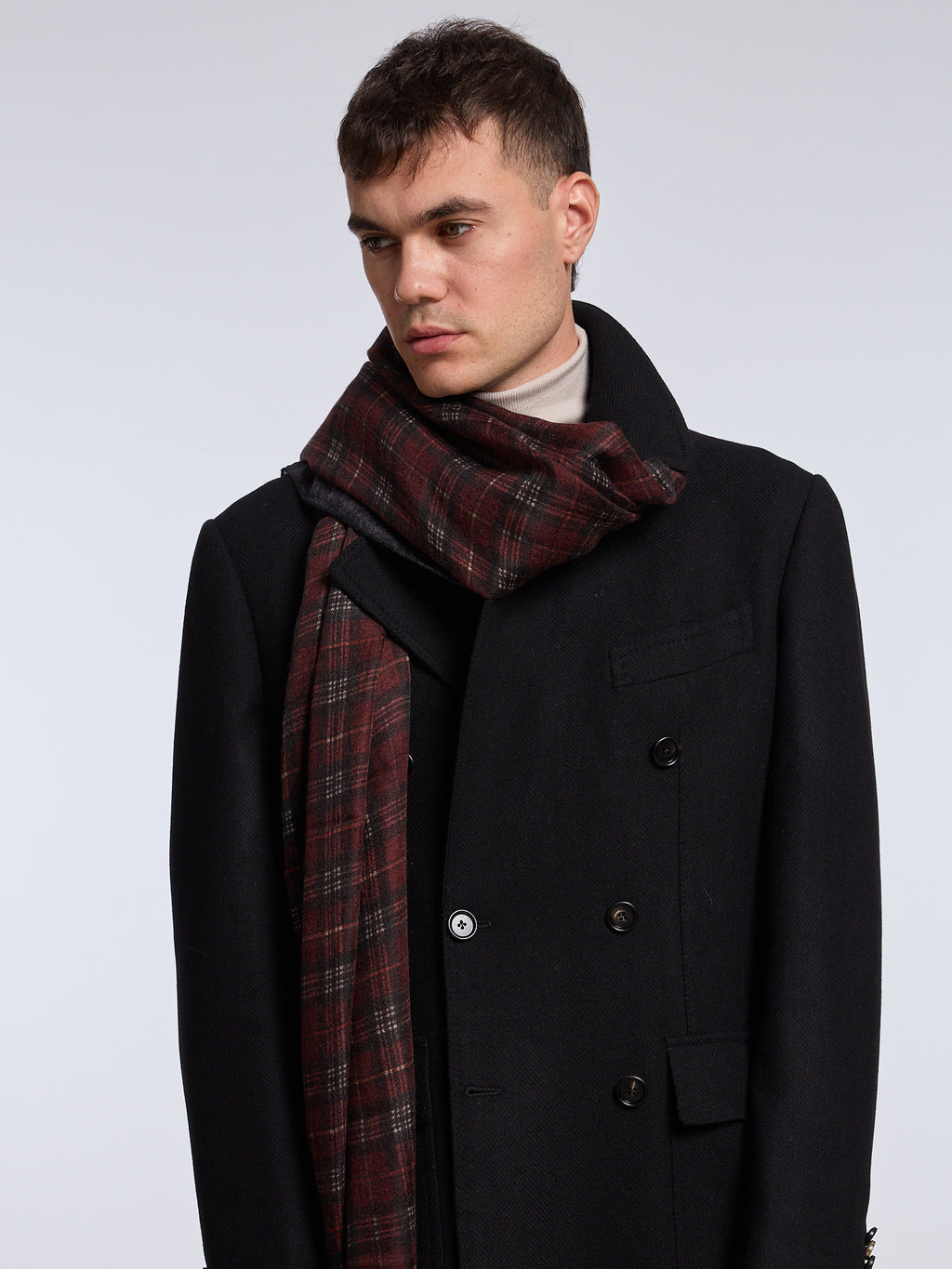 PURE CASHMERE SCARF - RED