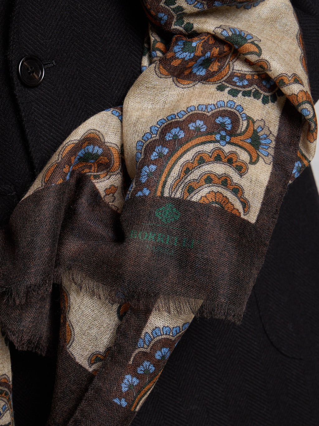 PURE CASHMERE SCARF - BEIGE