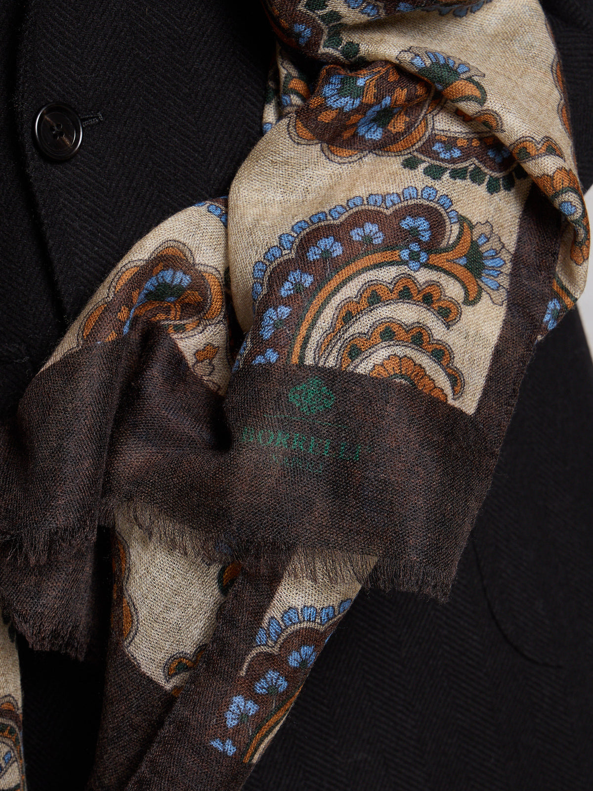 PURE CASHMERE SCARF - BEIGE