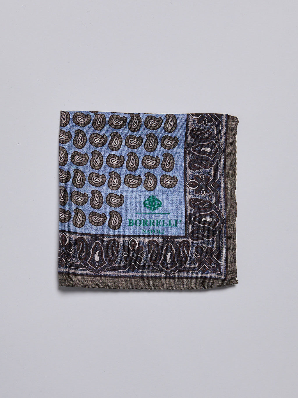 SILK POCKET SQUARE - LIGHT BLUE