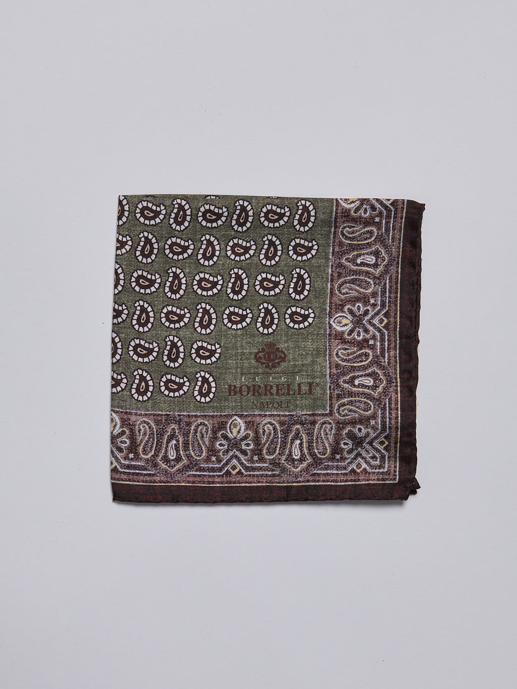 SILK POCKET SQUARE - GREEN