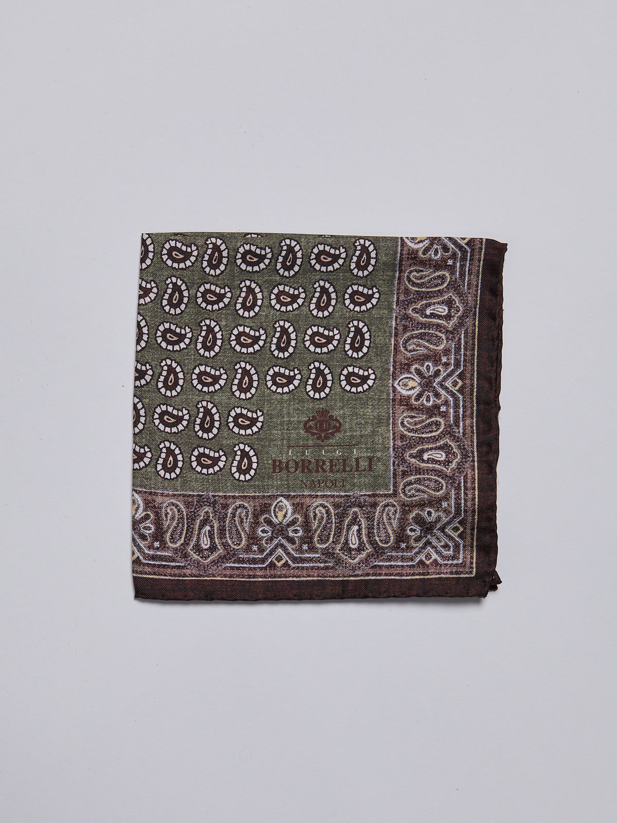 SILK POCKET SQUARE - GREEN