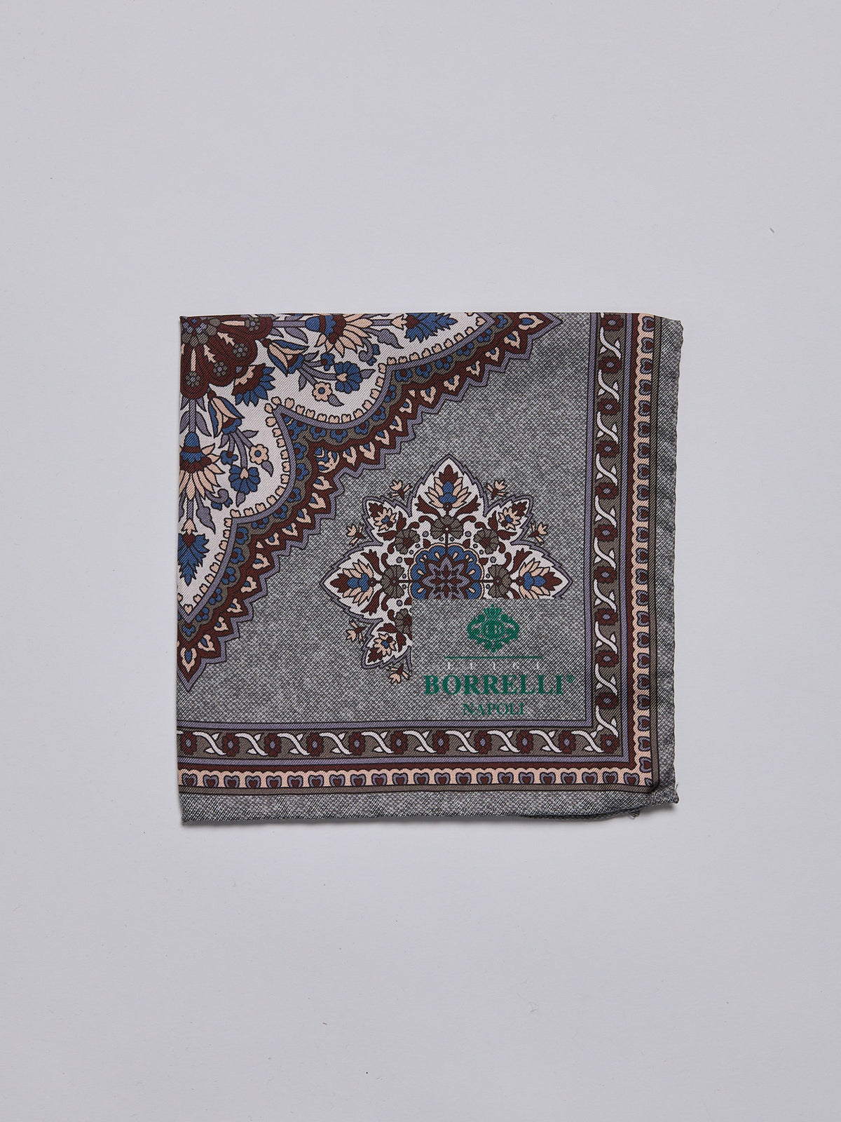 SILK POCKET SQUARE - GREEN