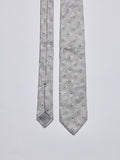 TAILORED SILK TIE - GREY