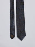 TAILORED SILK TIE - BROWN