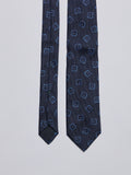 TAILORED SILK TIE - BLUE