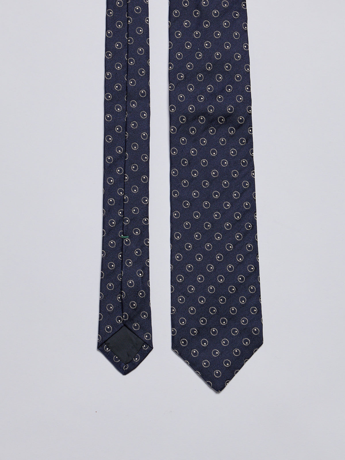 TAILORED SILK TIE - BLUE