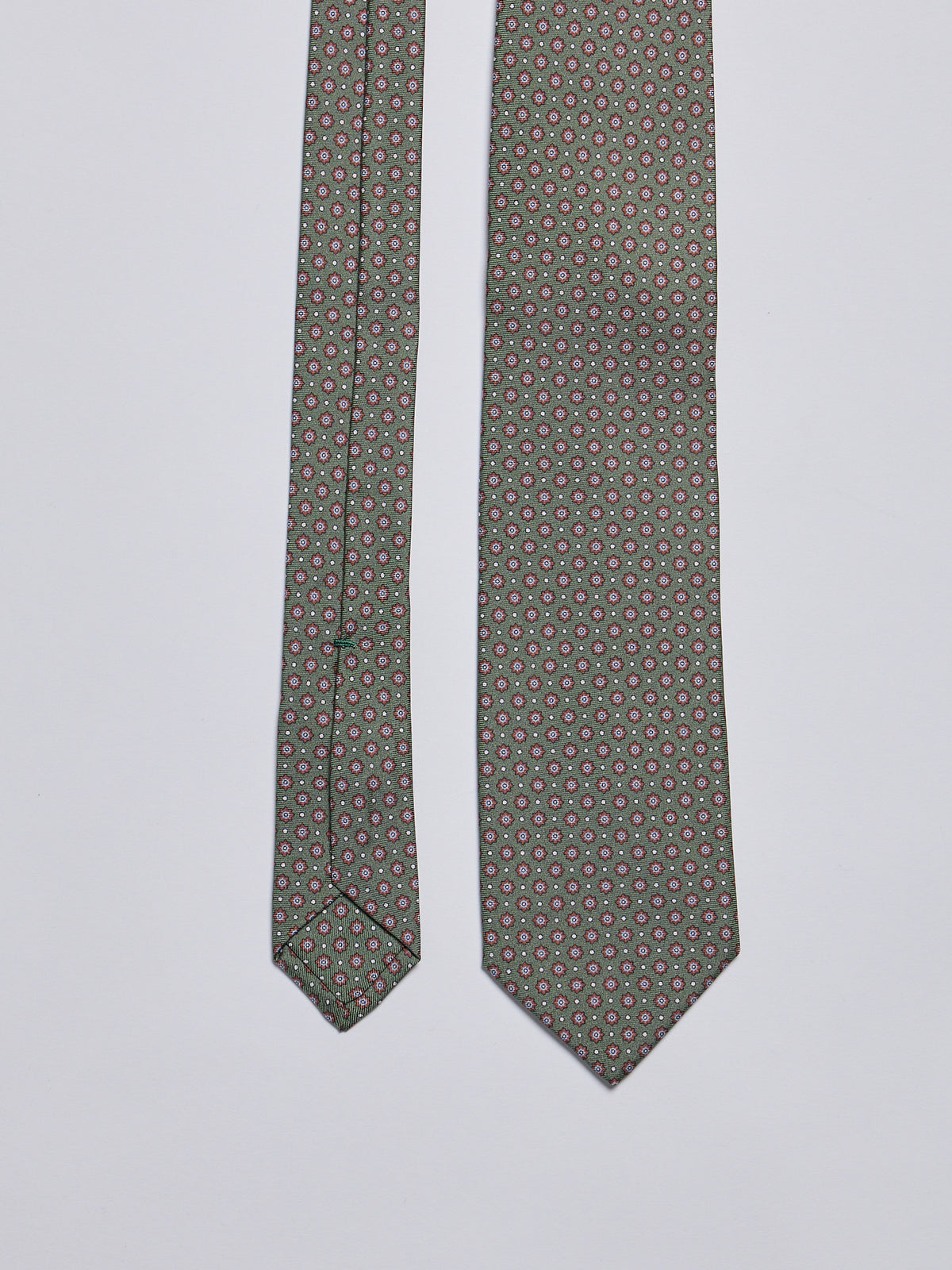 TAILORED SILK TIE - GREEN