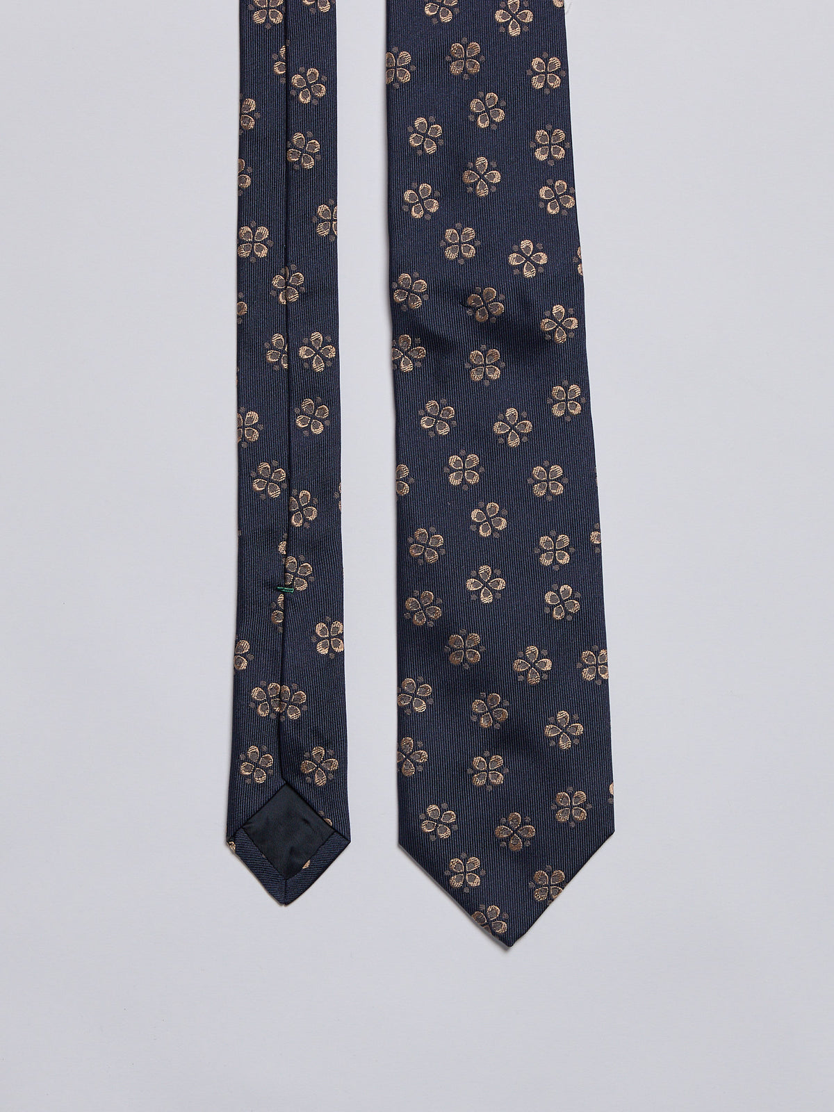 TAILORED SILK TIE - BLUE