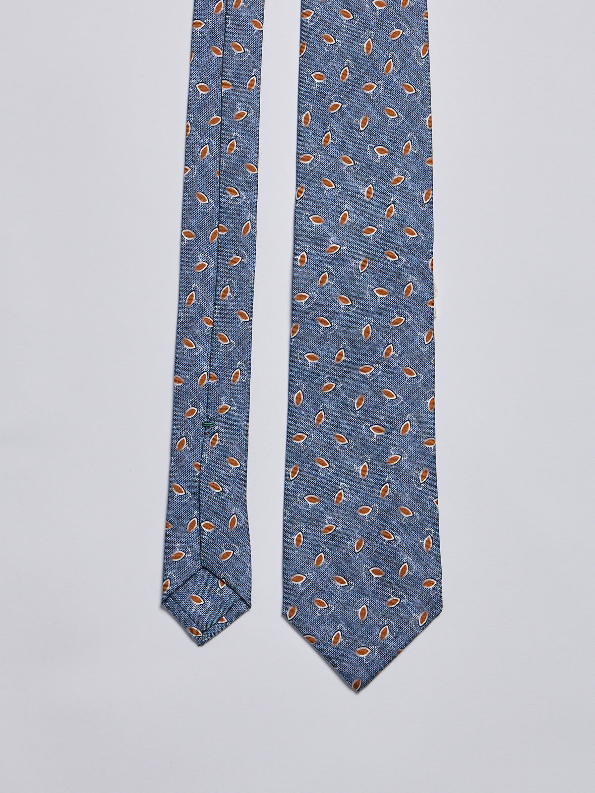 TAILORED SILK TIE - BLUE