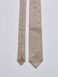 TAILORED SILK TIE - BEIGE
