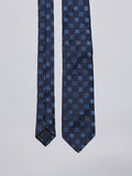 TAILORED SILK TIE - BLUE