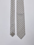 TAILORED SILK TIE - GREY