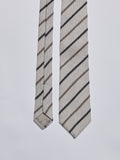 TAILORED WOOL TIE - GREY