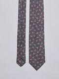 TAILORED SILK TIE - GREY
