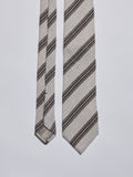 TAILORED WOOL TIE - GREY