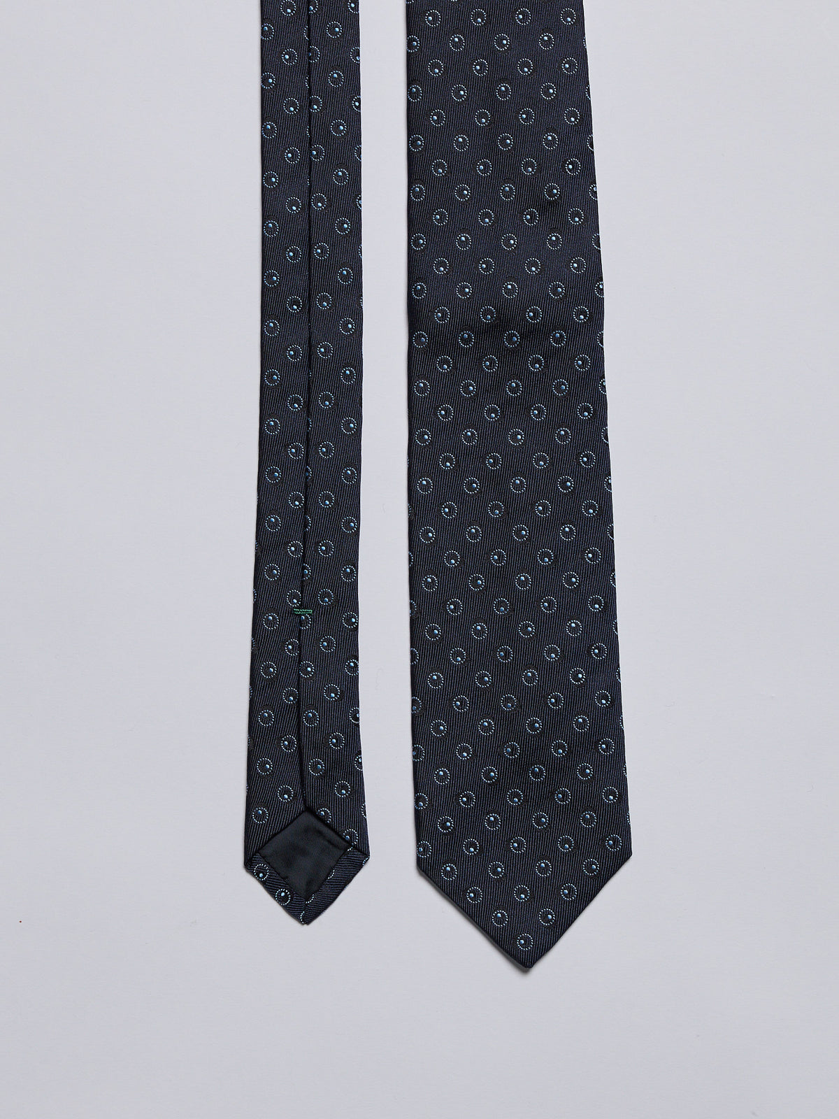 TAILORED SILK TIE - BLUE