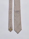 TAILORED SILK TIE - BEIGE