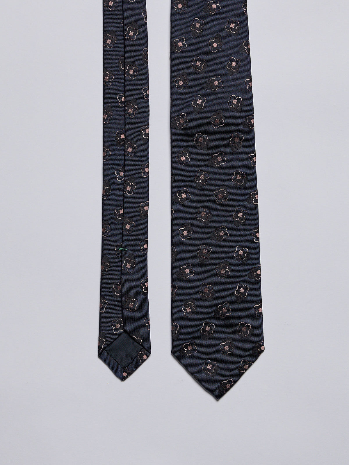 TAILORED SILK TIE - BLUE