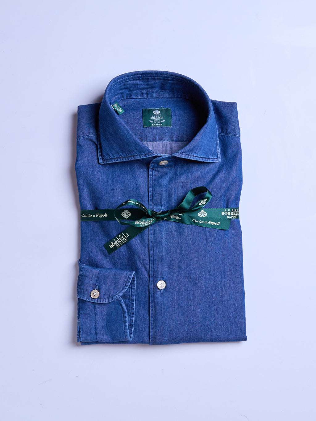 DENIM SHIRT - MEDIUM BLUE