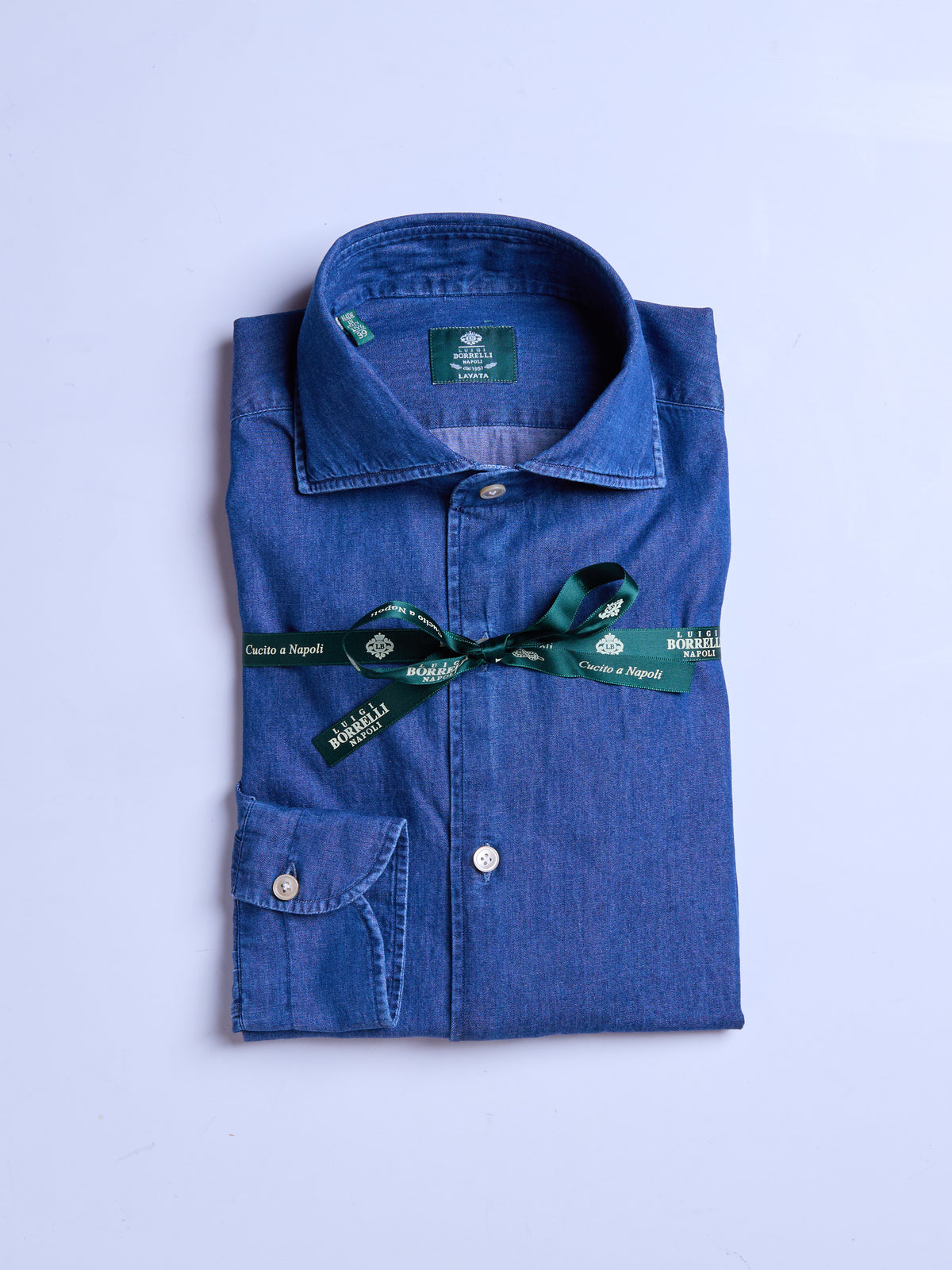 DENIM SHIRT - MEDIUM BLUE