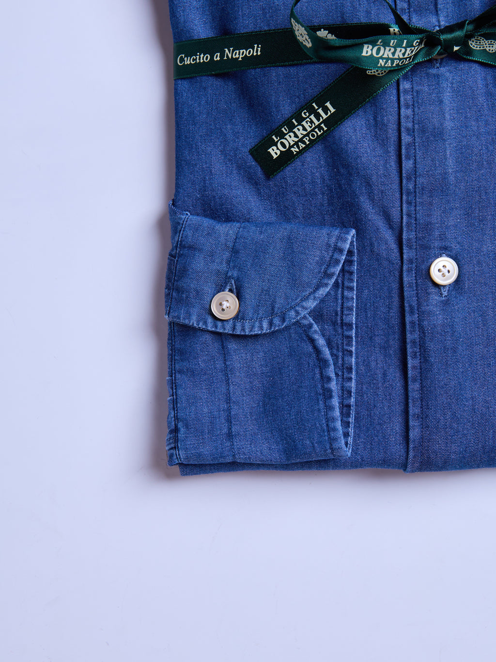 DENIM SHIRT - MEDIUM BLUE