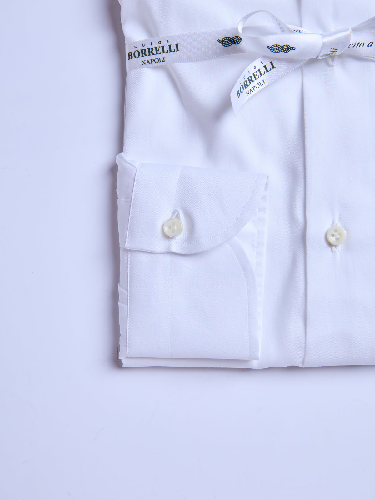 SOLID COLOR POPLIN SHIRT - WHITE