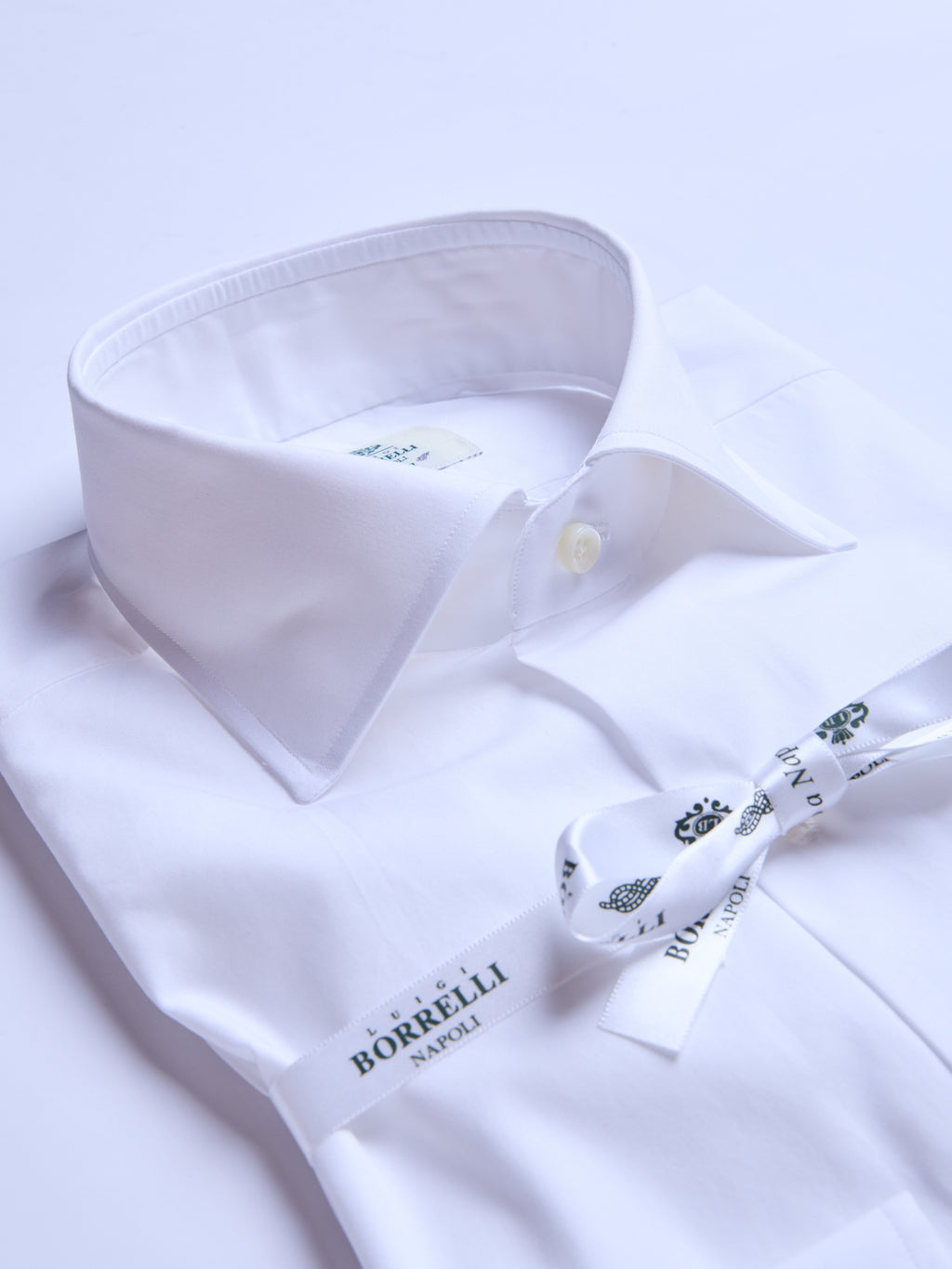 SOLID COLOR  POPLIN SHIRT - WHITE