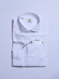 SOLID COLOR TWILL SHIRT - WHITE
